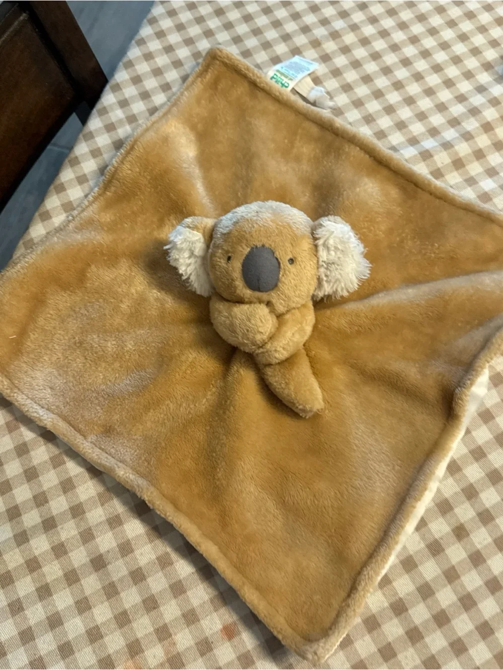Carter's Tan Koala Lovey Security Blanket